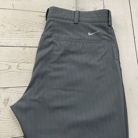 Nike Other - Nike Men's W32 x L32 Gray Pinstriped Tour Performance Flat Front Chino Golf Pant
